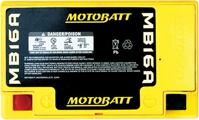 Motobatt MB16A 17.5Ah Battery, MB16A