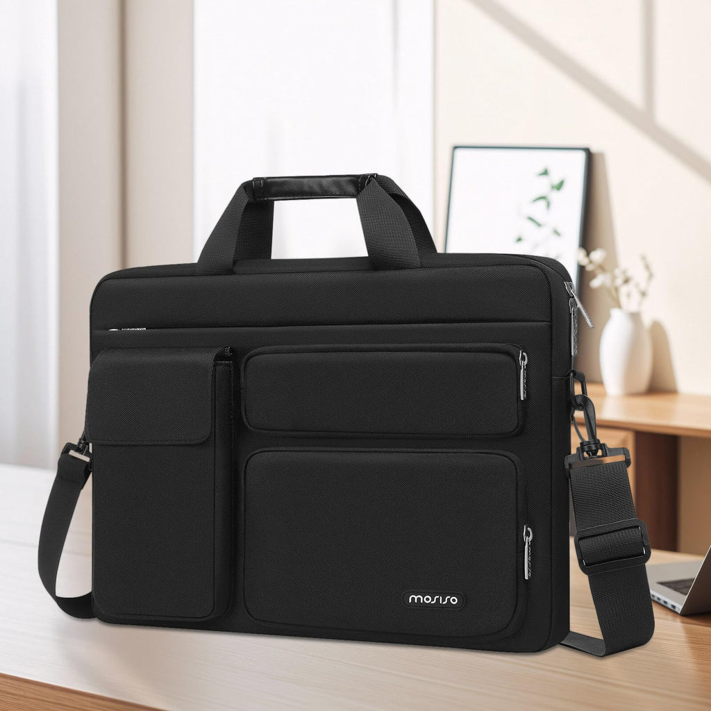 MOSISO Laptop Shoulder Bag 15.6 inch, 15-15.6 inch Computer Bag