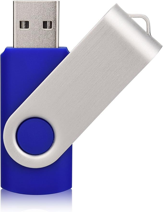 20 Pack 8GB USB Flah Drives Pack USB 2.0 8GB Flash Drive 20 Pack USB Memory Stick-Blue