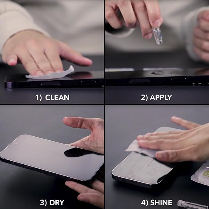 cellhelmet Liquid Glass Wipe On Extreme Glass Protection | $300 Repair Protection Guarantee | Scratch & Shatter Protection | Universal Glass Screen Protector for Phones and Smart Watches