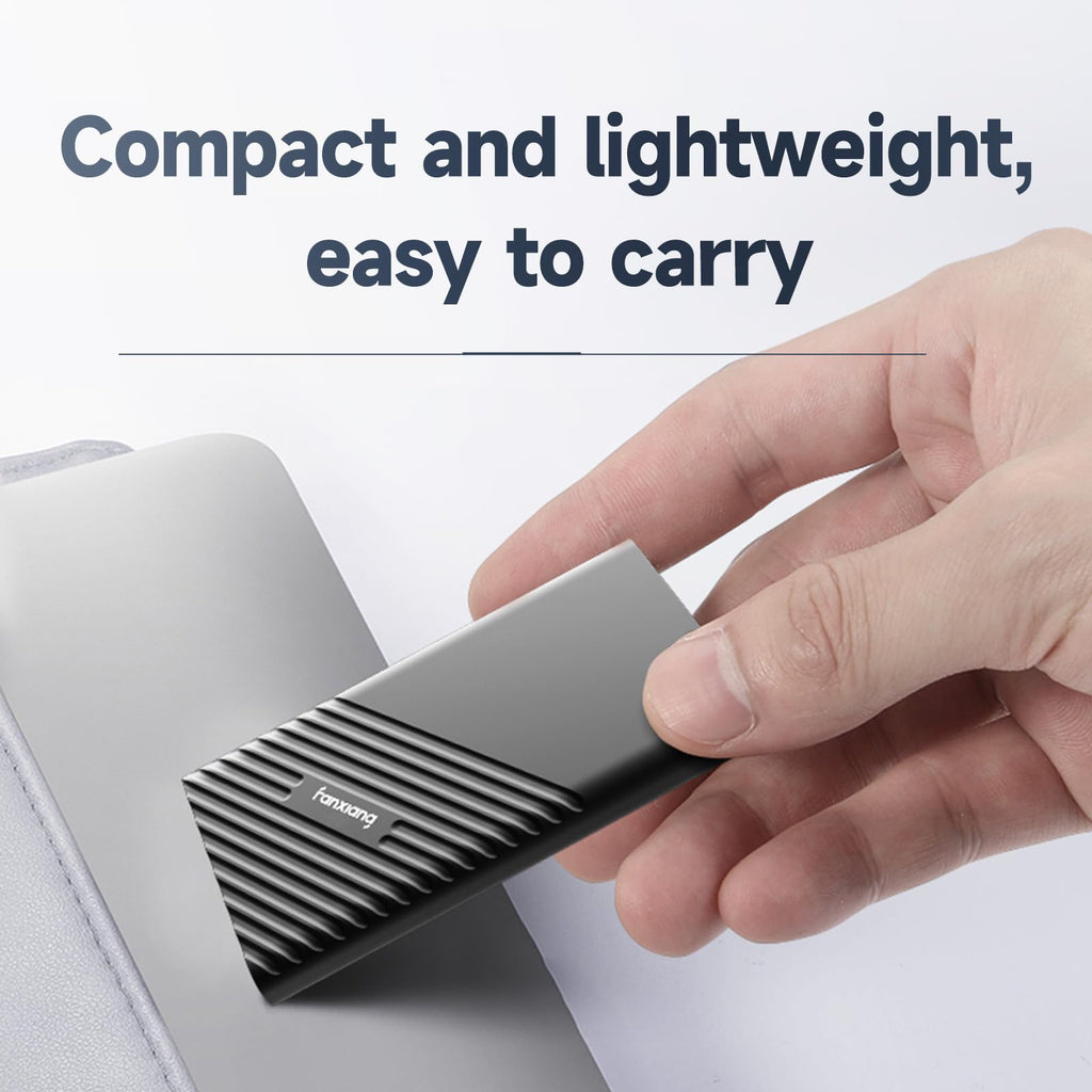 fanxiang 1TB External SSD, Portable Solid State External Hard Drive USB 3.2 Gen2x2, Up to 2000MB/s, USB-C External Storage for iPhone 15/Pro, PC, Laptop, Creators,Gaming Console - PS2000W