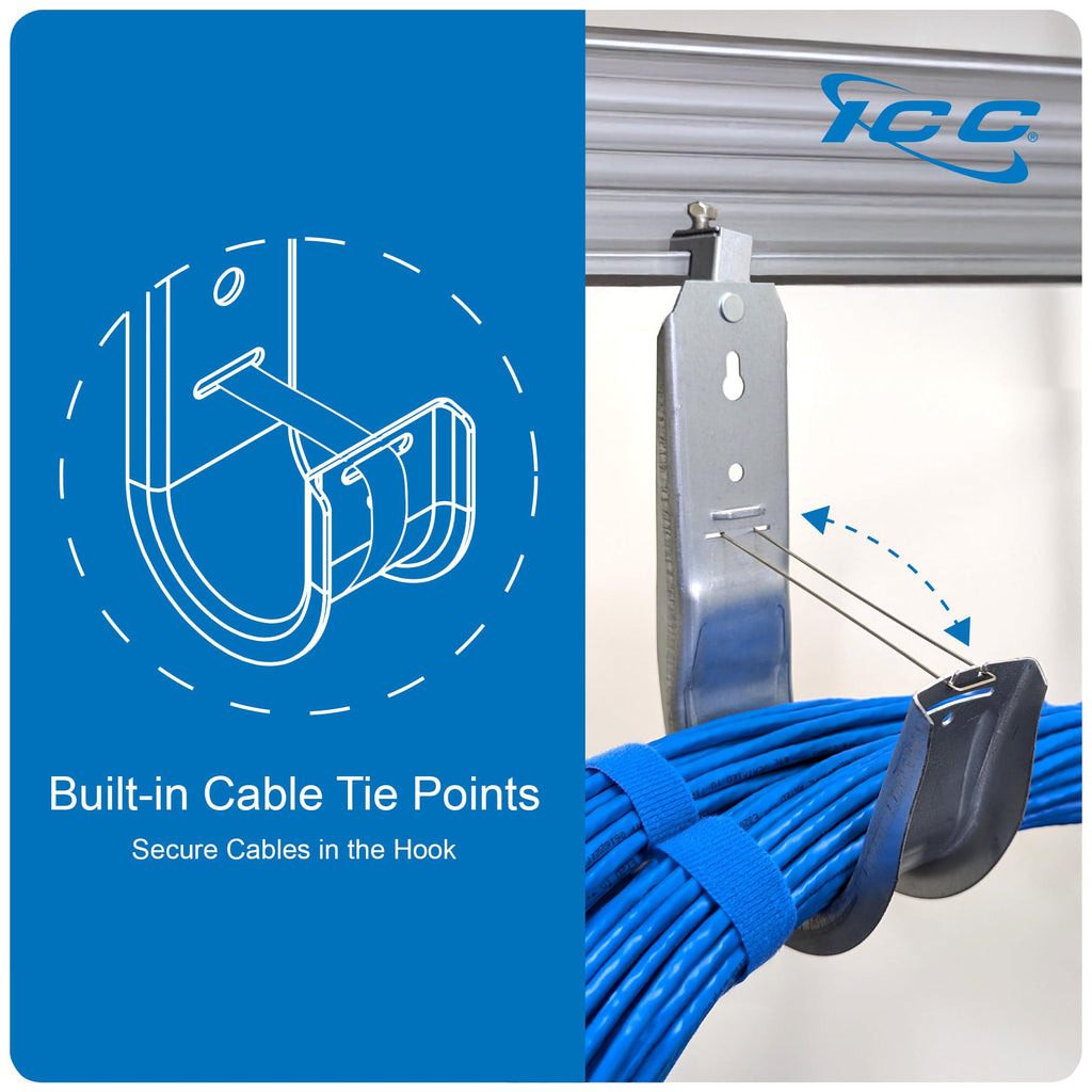 ICC J-Hook in 25 Pack (Beam Clamp, 1 5/16 in)