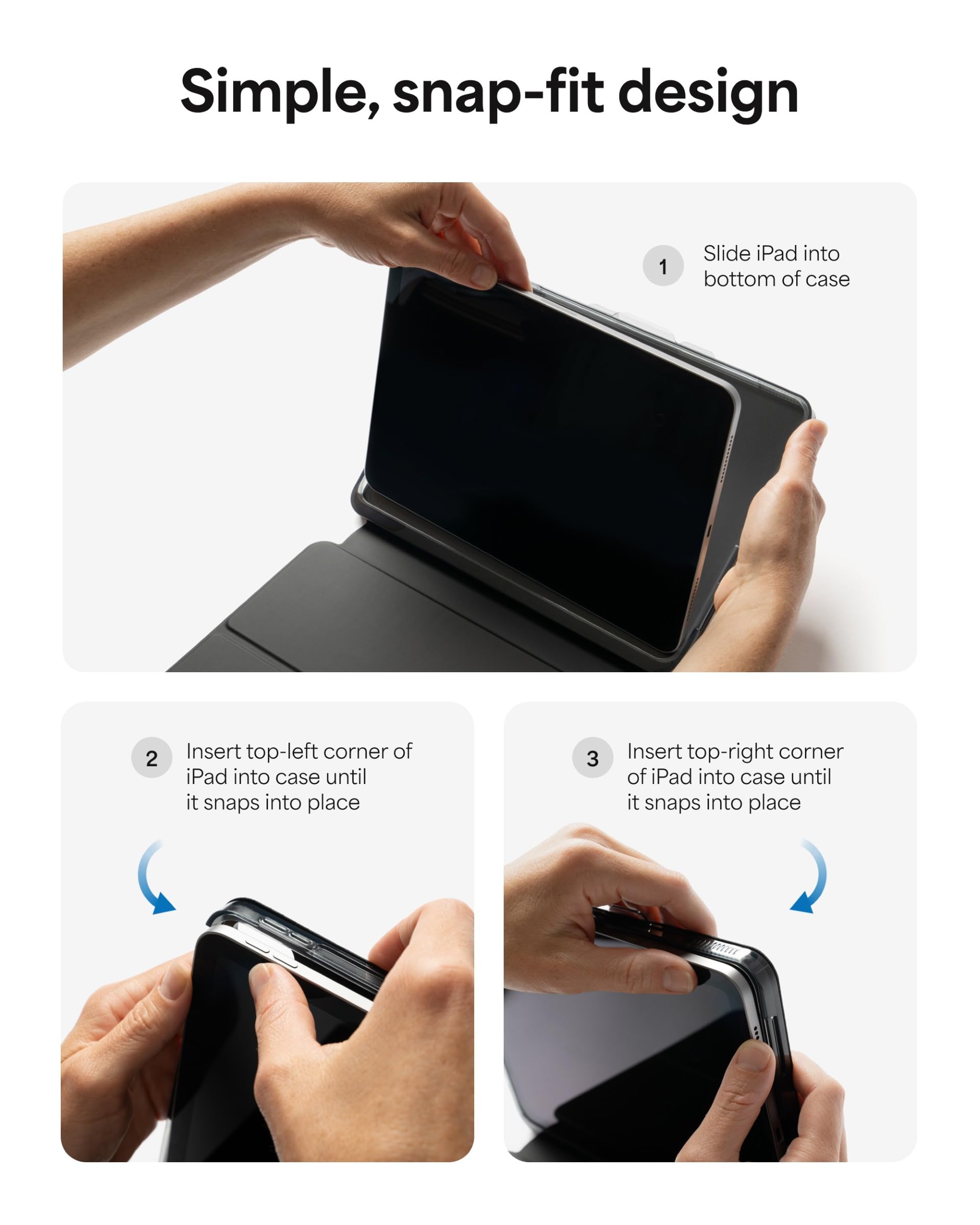 ZAGG Pro Keys 2 iPad Pro 13" (M5)/ Pro 13" (M4) Keyboard Case - Wireless Keyboard & Detachable Folio Case | Laptop-Style Backlit Keys, Multi-Pairing Bluetooth, 6.6 ft Drop Protection