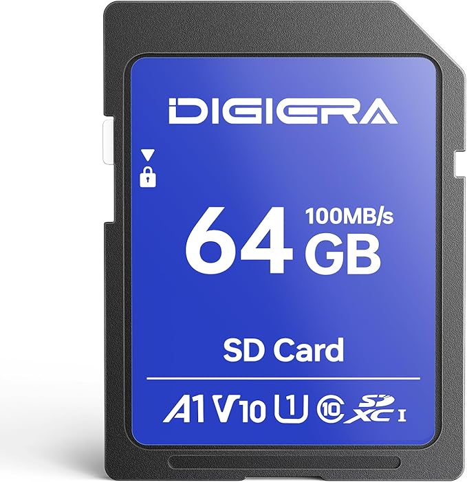 64GB CS100 SDXC UHS-I Memory Card - up to 100MB/s, C10, U1, V10, Full HD, SD Card for Computers, Digital Cameras, Home Theatre Devices, Car Navigation Systems (1 Pack)
