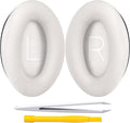 Replacement Ear Pads for Bose QuietComfort 45 (QC45)/QuietComfort SE (QC SE)/New QuietComfort Wireless Over Ear Headphones, Earpads Cushions with Softer Leather and Thicker Memory Foam