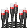 OIITH Apple MFi Certified iPhone Charger Cable 3 Pack 10 Ft, Extra Long Lightning Charging Cord, Fast 2.4A iPhone USB Cord Compatible with iPhone12/11/XS/Max/XR/X/8/8P/7P/6/iPad