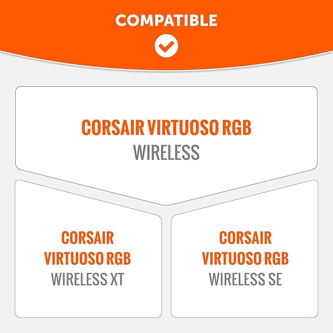 WC BandZ Virtuoso V2 - Silicone Headband Cover for Corsair Virtuoso Headphones by Wicked Cushions | Machine Washable, No More Flaking Leather | for Virtuoso Wireless, XT, and SE | Black Camo