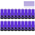 8GB 20-Pack USB Flash Drives Bulk EASTBULL USB 2.0 Thumb Drive,Purple