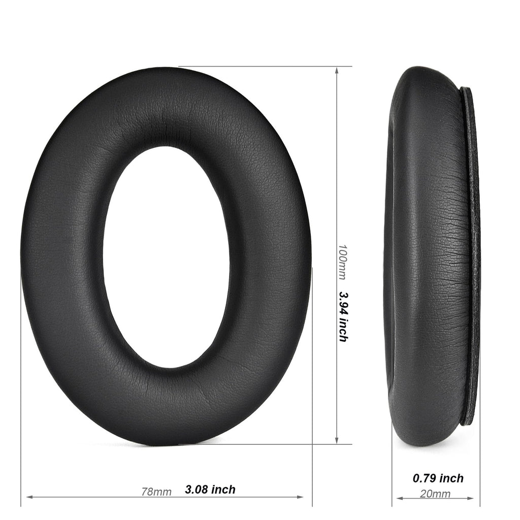 QC45 Earpads Replacement for Bose QuietComfort 45 (QC45)/QuietComfort SE (QC SE)/Quiet Comfort Wireless Over-Ear Headphones, Ear Pads Cushions with Durable Protein Leather Noise Cancelling Foam