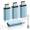 MoKo Lightning to USB-C Adapter for iPhone 17 16 15, Charge Only, 4 PCS