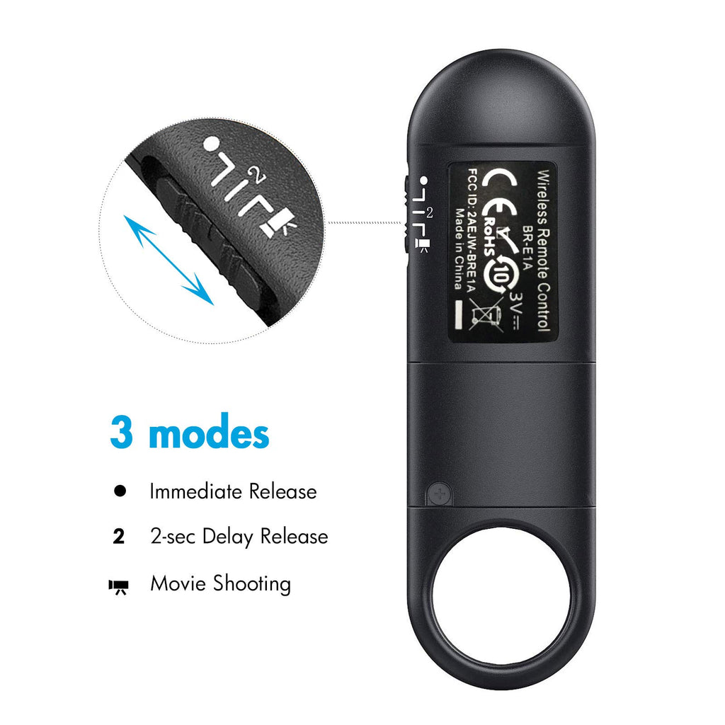 Wireless Camera Remote Shutter Release Control for Canon Replace BR-E1