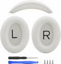 Replacement Earpads and Headband Pad Compatible with Bose QC35 QC45 Waterproof and Sweat-Resistant (Beige)