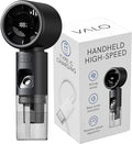 Valo Portable Rechargeable Fan - Mini Cooling Fan for Travel, USB Desk Personal Fan with 4 Speeds, 50ml Tank for Water Cooling Technology, Quiet Operation, 2,000 mAh Battery - Midnight Black