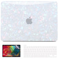Anban for MacBook Pro 13 inch Case M2 M1 2025 2024 2023-2016, Shiny Pearl