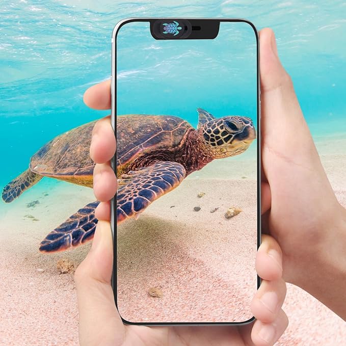 Laptop Camera Cover Slide Webcam Cover for Privacy Fits for Mini PC, PC, Surface, Tablet, Desktop Computer, Smart Phone - 3 Packs, Ocean