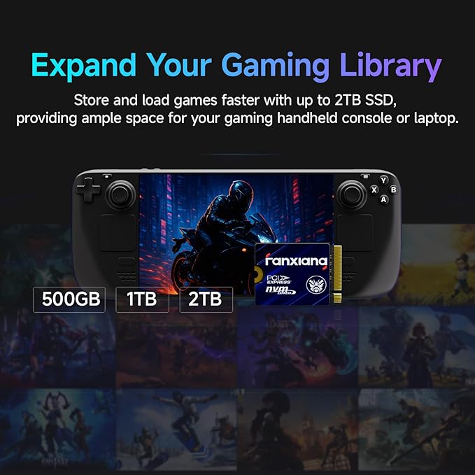 2TB M.2 2230 NVMe SSD, PCIe Gen 4x4 Speed up to 5200 MB/s, 2230 SSD Compatible with Steam Deck/ROG Ally/Microsoft Surface Pro/Mini PCs, S630