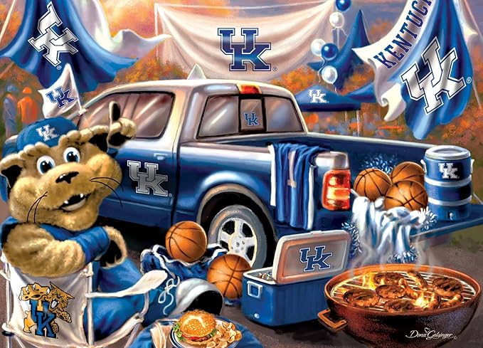 MasterPieces NCAA Gameday Puzzles Collection - Kentucky Wildcats 1000 Piece Gameday Jigsaw Puzzle