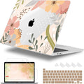 for MacBook Pro 16 inch Case 2019 2020 Release Model A2141, Plastic Hard Shell Cover with Keyboard Cover & Screen Protector for MacBook Pro 16 inch with Touch Bar & Touch ID - Floral P227