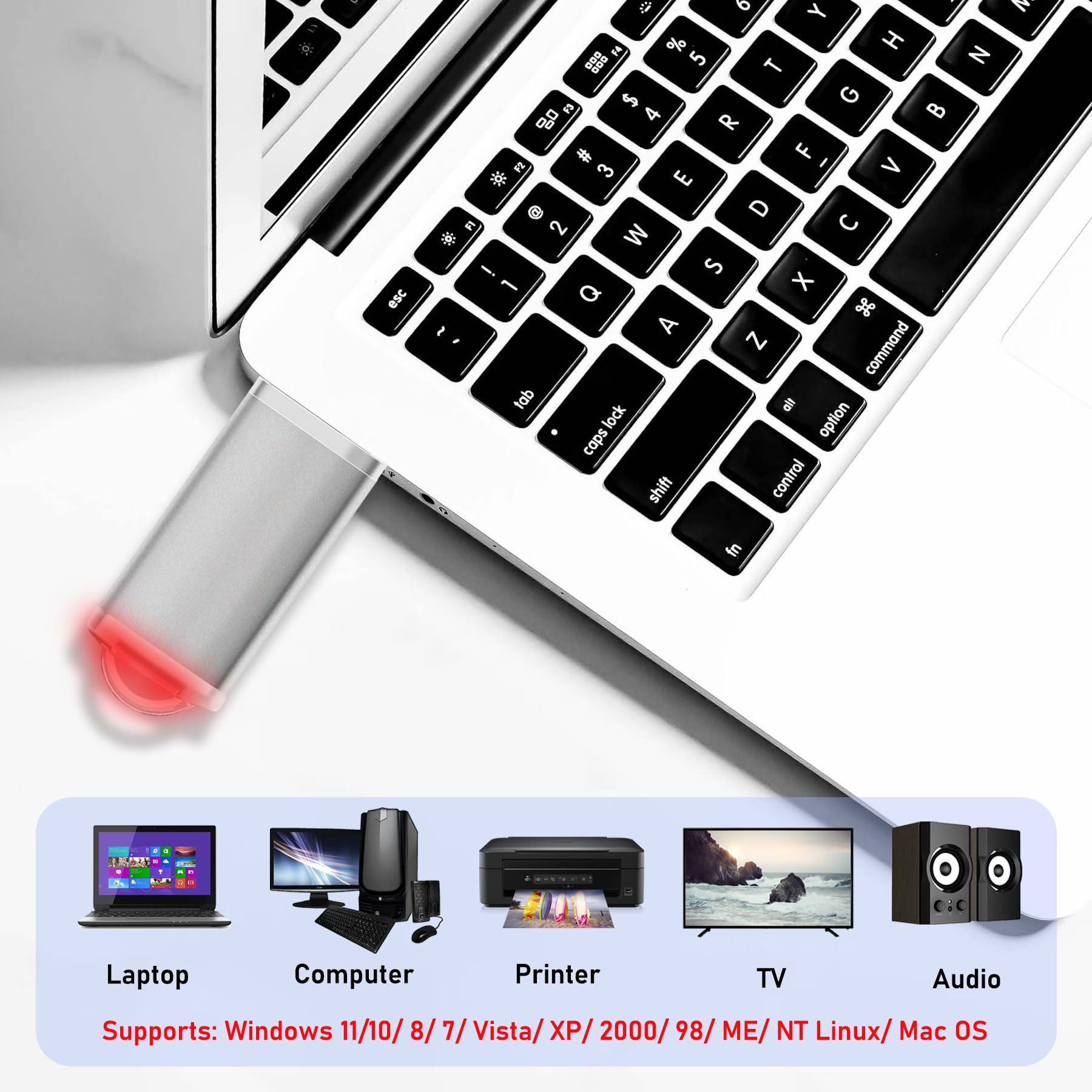 8GB Flash Drive 20Pack Bulk USB Thumb Drive Nicepicten USB 2.0 Memory Stick
