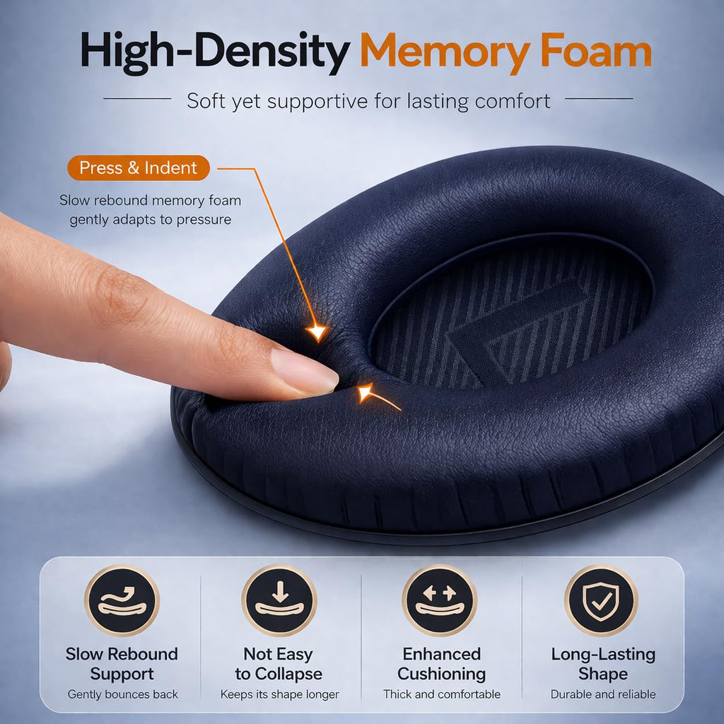 YOCOWOCO Replacement Ear Pads for Bose QC35 and QC35 II