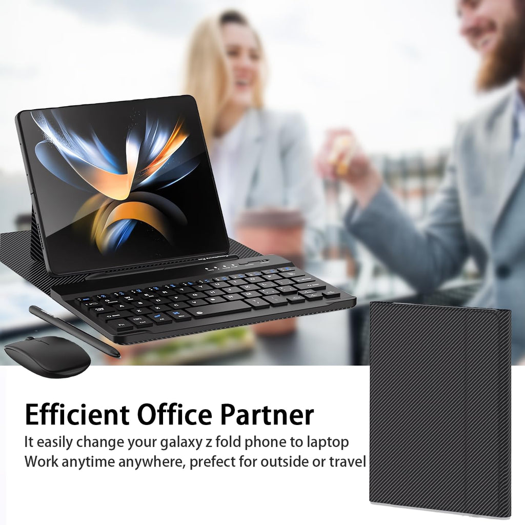 4-in-1 Wireless Keyboard Case for Galaxy Z Fold 8 Ultra/Z Fold8 Wide/7/6/5