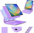 for iPad 9th Generation Case with Keyboard,Magic Style Keyboard Case for iPad 9th/8th/7th Gen 10.2 inch - Floating Cantilever Magnetic Stand Multi-Touch Trackpad (Purple)