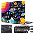 CISSOOK Compatible with MacBook Air 13 inch Case 2021 2020 2019 2018 Release A2337 M1 A2179 A1932, Hard Shell Case+ Keyboard Cover for MacBook Air 13 Inch with Retina Display Touch ID, Universe Space