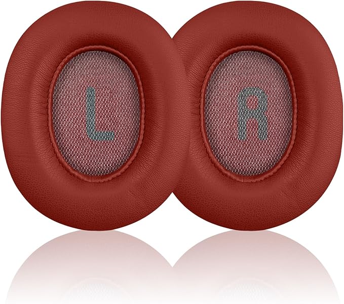 Replacement Ear Pads for JBL Tune 700(700BT)/710(710BT)/720(720BT)/750(750BT,750BTNC)/760(760NC)/770(770NC) Headphones, Headset Ear Cushions, Headset Earpads, Ear Cups Cover-Red