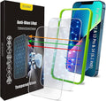 Screen Protector for iPhone 16e /13/13 Pro /14 [6.1 Inch], Colorless Anti-Blue Light Tempered Glass Films, HD Clear, 9H Hardness, No Bubbles, Case Friendly 2 pcs