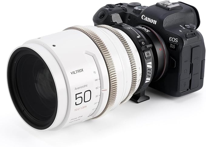 SNIPIZ PL-RF Lens Mount Adapter with Rotary Lock Compatible with PL Lens to RF Mount Adapter Cameras EOS R Ra RP R5 R6 R3