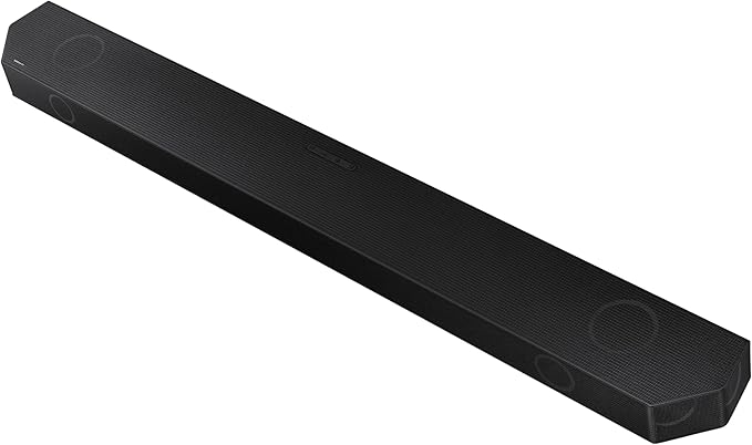 SAMSUNG Q990D 11.1.4ch Soundbar w/Wireless Dolby Atmos Audio, Rear Speaker Included, Q-Symphony, SpaceFit Sound Pro, Adaptive Sound, Game Mode Pro with Alexa Built-in, HW-Q990D/ZA