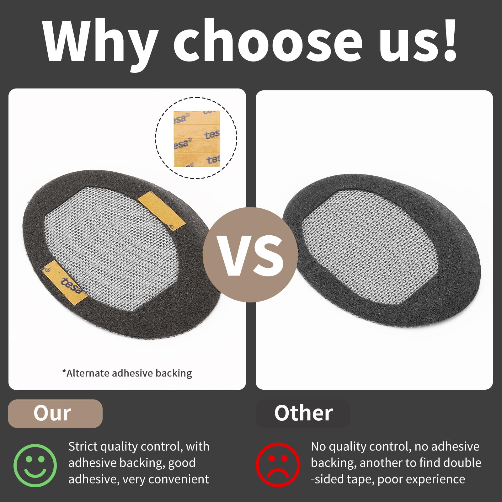 Damex Ear Cushions for Bose qc35 ii Replacement Ear Pads, Compatible with Bose QuietComfort 35 Replacement earpads, Increased Stitching,no Breakage, Protein Leather, Softly. (Black)