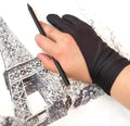 MMOBIEL Drawing Glove for Digital Tablet and Sketching Model A 2-Finger Palm Rejection Artist Glove – Small Size – Right and Left Hand Use