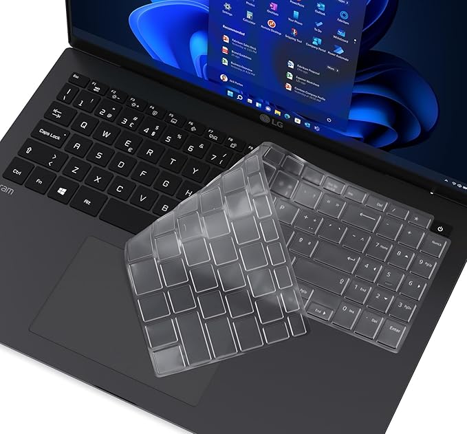 Keyboard Cover for 16" LG Gram 16Z90U 16T95TP 16U55U 16Z90T 16Z90S 16Z90SP 16T90SP 16Z90Q 16Z90P 16Z90R 16T90R 16T90Q 16T90P Laptop, LG Gram 16 Pro Keyboard Skin Protector - TPU