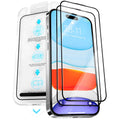 Vongong 2 Pack Screen Protector for iPhone 16 Plus,Durable and Drop-Proof with 9H Hardness,Bubble-and-Dust-Free 16 Plus HD High-Aluminum Tempered Glass,Easy Installation Exclusively