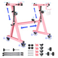 Universal Keyboard Stand, Z-style Heavy-Duty Piano Stand, Adjustable and Portable Piano Keyboard Stand for 61 and 88 Keys, Pink