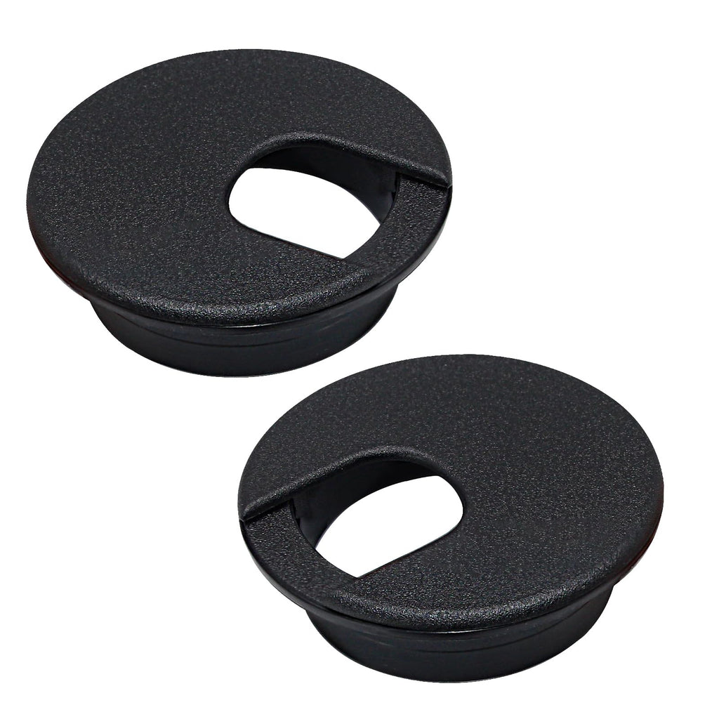 EASYEAH 2 Pcs Desk Grommet 1-3/8" / 35 mm, Desk Cord Hole Cover
