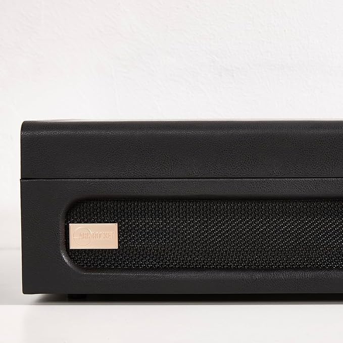 Arkrocket Coryphaeus Vinyl Record Player 3-Speed Bluetooth Input and Output Built-in Speakers with Magnetic Cartridge Auto Off (Black Green)