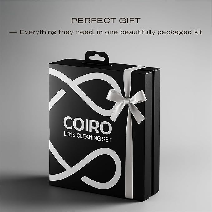 Camera Lens Cleaning Kit for DSLR and Sensitive Electronics, 9-in-1 Lens Cleaner Spray, Camera Pen, Blower, Wipes, Sensor Cleaner, Photographer Gifts & Accessories