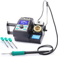 YIHUA 982 Precision Soldering Iron Station Kit with LCD Display, 3 Soldering Tips C245 Cartridge Compatible, Solder Dispenser and 4 Memory Channels, Auto Shutdown, Rapid Heating for Micro Soldering