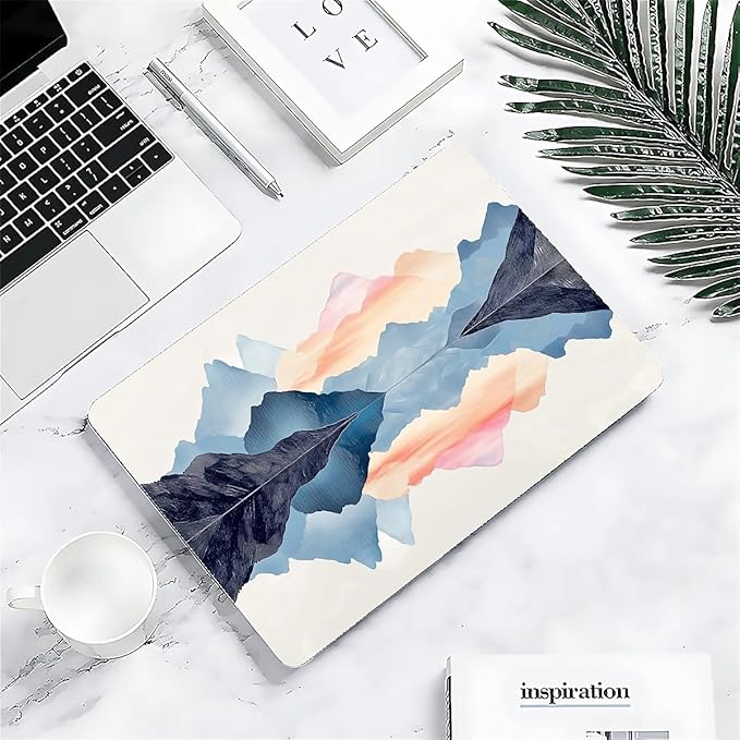 Compatible with MacBook Air 13.3 13.6 Inch Case 2022 2021 2020 2019 Plastic Hard Shell Case Cover,13.3 Pro(A1706/A1708/A1989/A2159/A2289/A2338), Mountains and Water