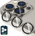 Tensea Camera Lens Protector Compatible for iPhone 16 Pro Max/16 Pro/14 Pro Max/14 Pro, Metal Aluminum Alloy Tempered Glass Cover Camera Screen Protector Accessories, Case Friendly