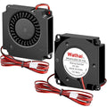 Wathai DC 4010 Blower Fan 24V Duall Ball High Speed with 1000mm/ 3.3 ft Wires 40mm x 10mm 24 Volt DC Brushless Radial Turbo Fans for Ender 3 Fan Upgrade Extruder Hot End Cooling 2 Pack