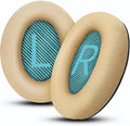 Headphones Replacement Ear Pads, Protein Leather earpad Cushions for Bose AE2/QC15/QC25 Headphones, Replacement Earpads, Softer Memory Foam - Apricot