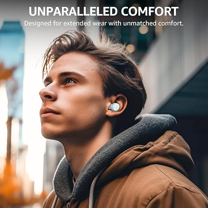 TOZO T6 Wireless Earbuds, Bluetooth 5.3 Ear Buds, Stereo Sound in Ear Headphones, 50 Hours Playtime, Wireless Charging Case, APP Customizable EQs, IPX8 Waterproof Earphones