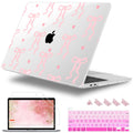 Lepeoac for MacBook Pro 16 inch Case 2019 2020 Release Model A2141, Plastic Hard Shell Cover with Keyboard Cover & Screen Protector for MacBook Pro 16 inch with Touch Bar & Touch ID, Bow