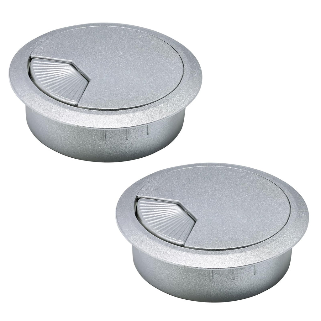 EASYEAH 2 Pcs Desk Grommet 2" / 50 mm, Desk Cord Hole Cover