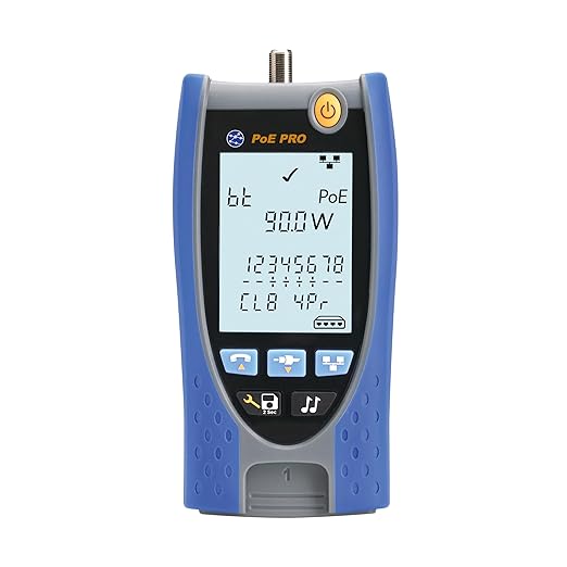 TREND Networks | R158006 | PoE Pro | Cloud Connected Data Cable and PoE Verifier | Includes Cable Testing Features of The VDV II PRO | Advanced Wiremap & Troubleshooting Tool
