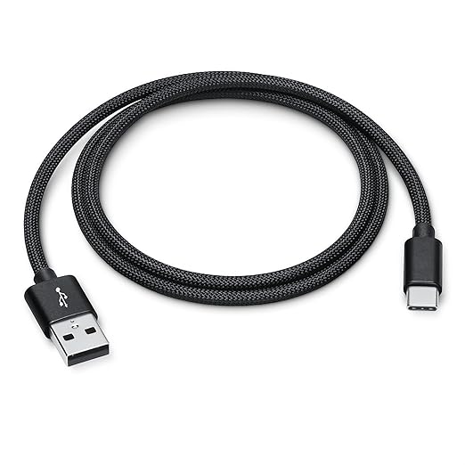 Woven USB-C Cable for iPhone 16 Pro Max (Black, 5ft) MFi Certified Car CarPlay USB-A to USB C Charger Cord Fast Charging for Apple iPhone 15 Pro Max/16/16 Plus/16 Pro/15/15 Pro/15 Plus/iPad Air M2