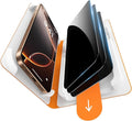 GolbinBox 3-Pack Privacy Screen Protector for iPhone 16 Pro 6.3 Inch,Military-Grade Shatterproof Anti-Spy HD Tempered Glass, Easy Installation,Dust and Bubble Free,9H Hardness,Anti - Fingerprint